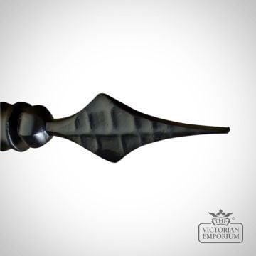 Wrought iron arrow finial