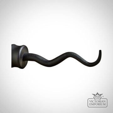 Wrought iron horn finial