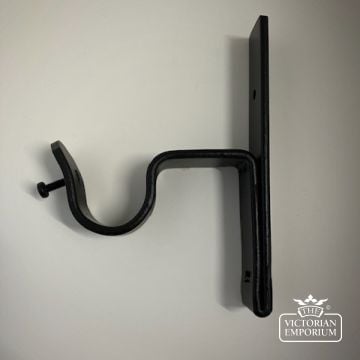 Wrought Iron Style Curtain Poles and Finials