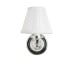 White-fine-pleated-shade-round-base-chrome-bathroom-ip44-wall-light-sconce-elbl12