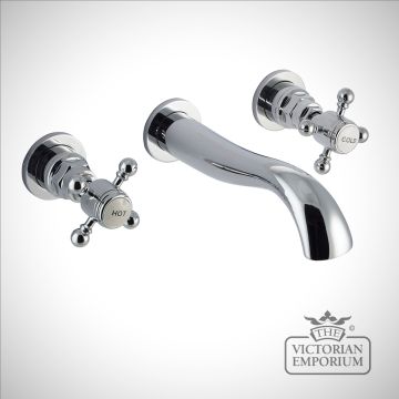 Belgravia Traditional Wall Mounted Basin Mixer