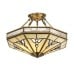 Gladstone 4 light semi flush mount light ceiling lamp classic victorian  sn03p46