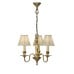 Asquith three light pendant with or without beige shades chandelier pendent lamp classic victorian63795