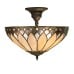 Brooklyn semi flush mount light ceiling tiffany light 63978