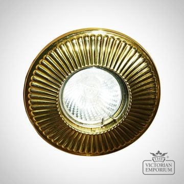 Penn decorative fluted recessed spot light in a choice of finishes