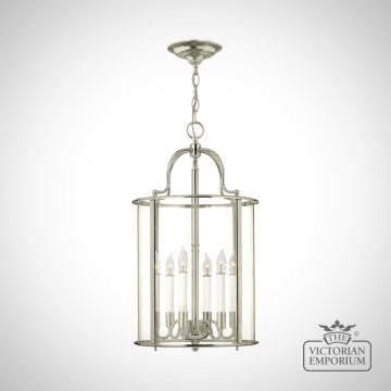 Gentry Large Pendant Light In Polished Nickel