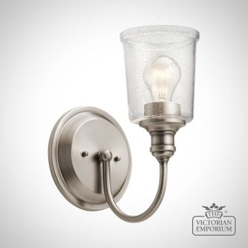 Waverley wall light - pewter