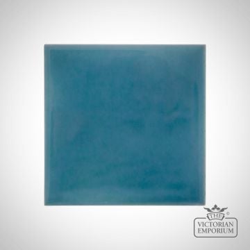 Deep Blue Square Fireplace tiles