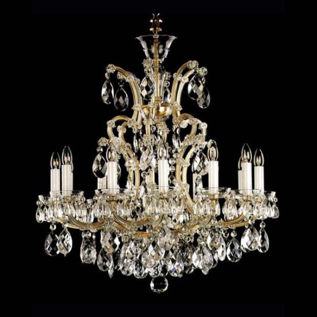 Stunning bohemian crystal chandelier | Large ceiling ...