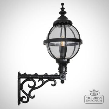 Globe Lantern on Wall Bracket in a choice of sizes