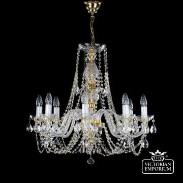 Traditional medium chandelier for high ceilings