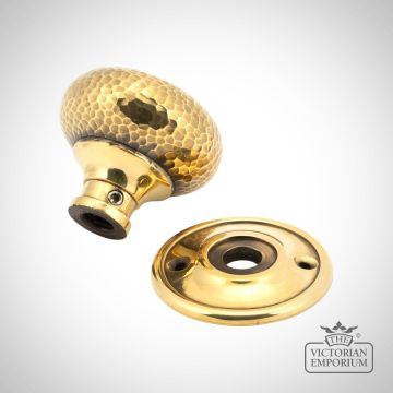 Knob Aged Brass Hammered 46031 3