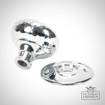 Knob Polished Chrome Hammered 46033 2