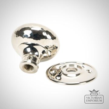 Knob Polished Nickel Hammered 46032 2