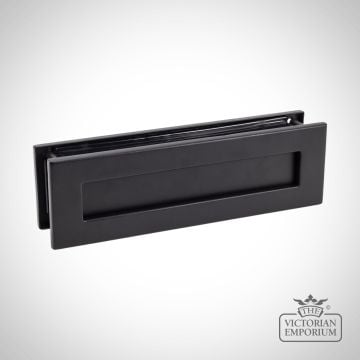 Matt Black Traditional Letterbox