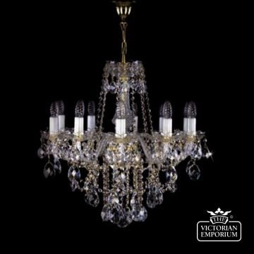 Small lead crystal chandelier