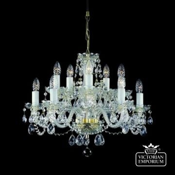 Small lead crystal chandelier