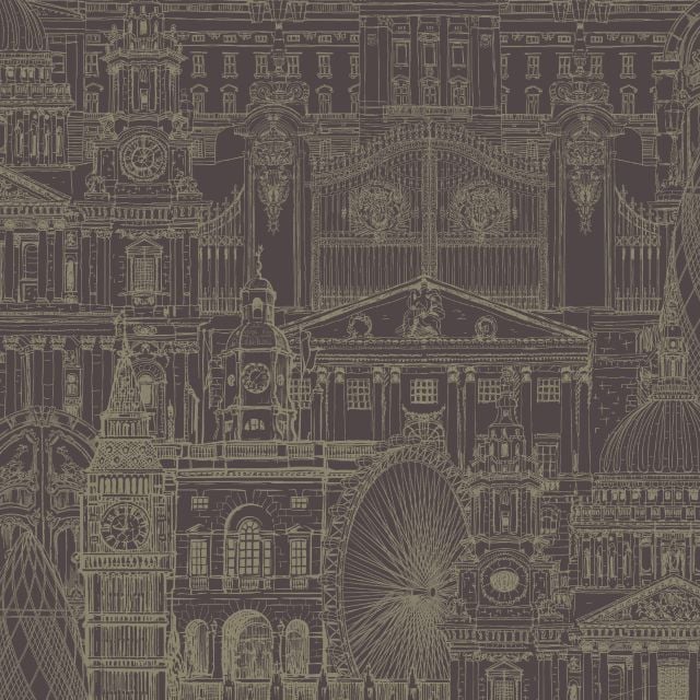 Victorian Style London Wallpaper