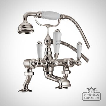 Bath Mixer Wall Swt022n Bath Mixer Taps With Cranked Legs With Pvd Finish Nickel